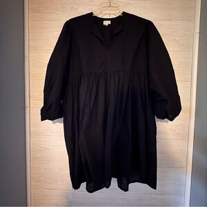 Elegant Black Midi Dress